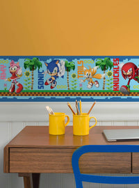 Cenefa adhesiva de Sonic the Hedgehog