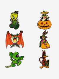 Caja sorpresa de pines esmaltados Looney Tunes Halloween