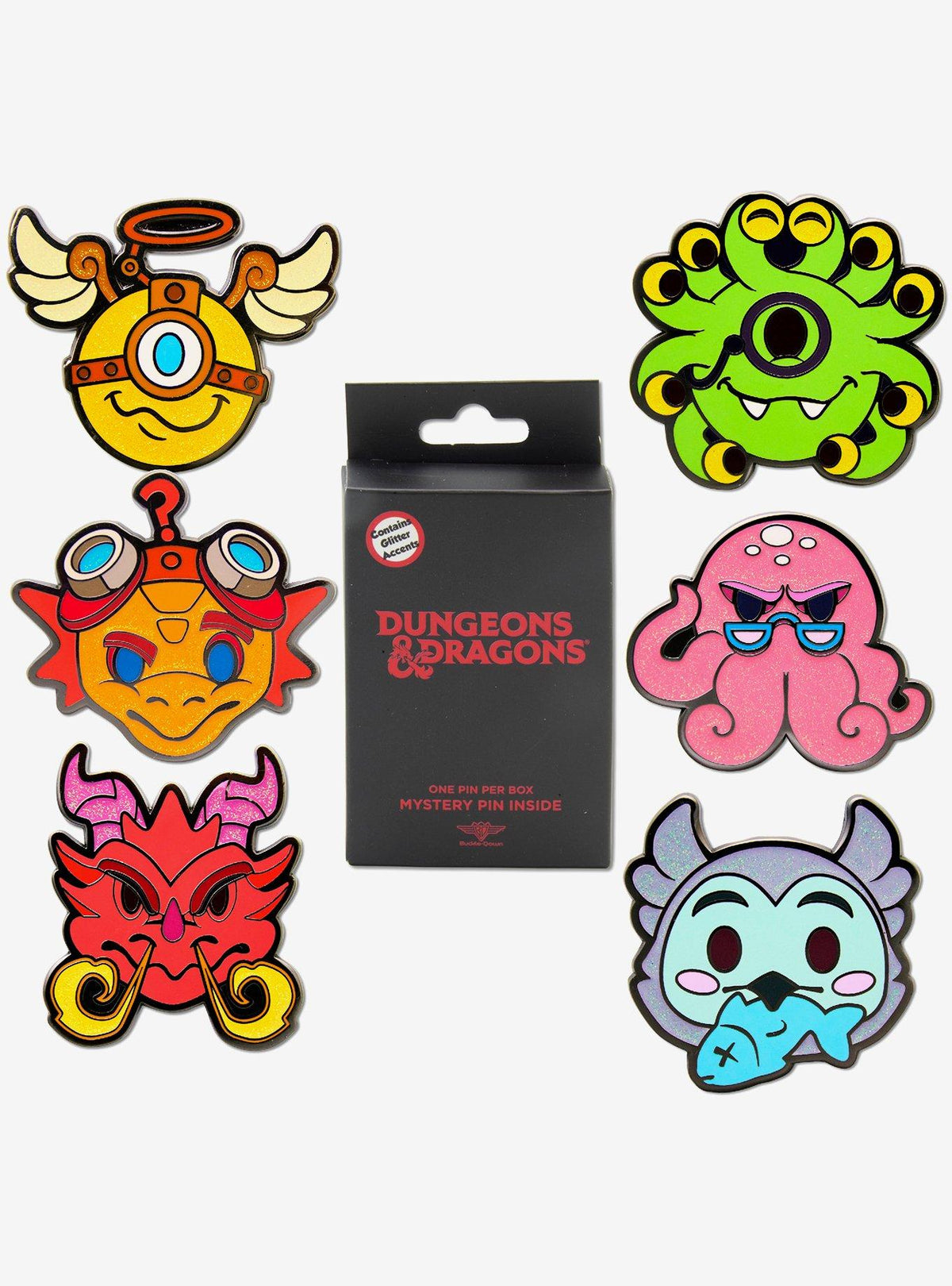 Caja sorpresa de pins esmaltados Dungeons & Dragons