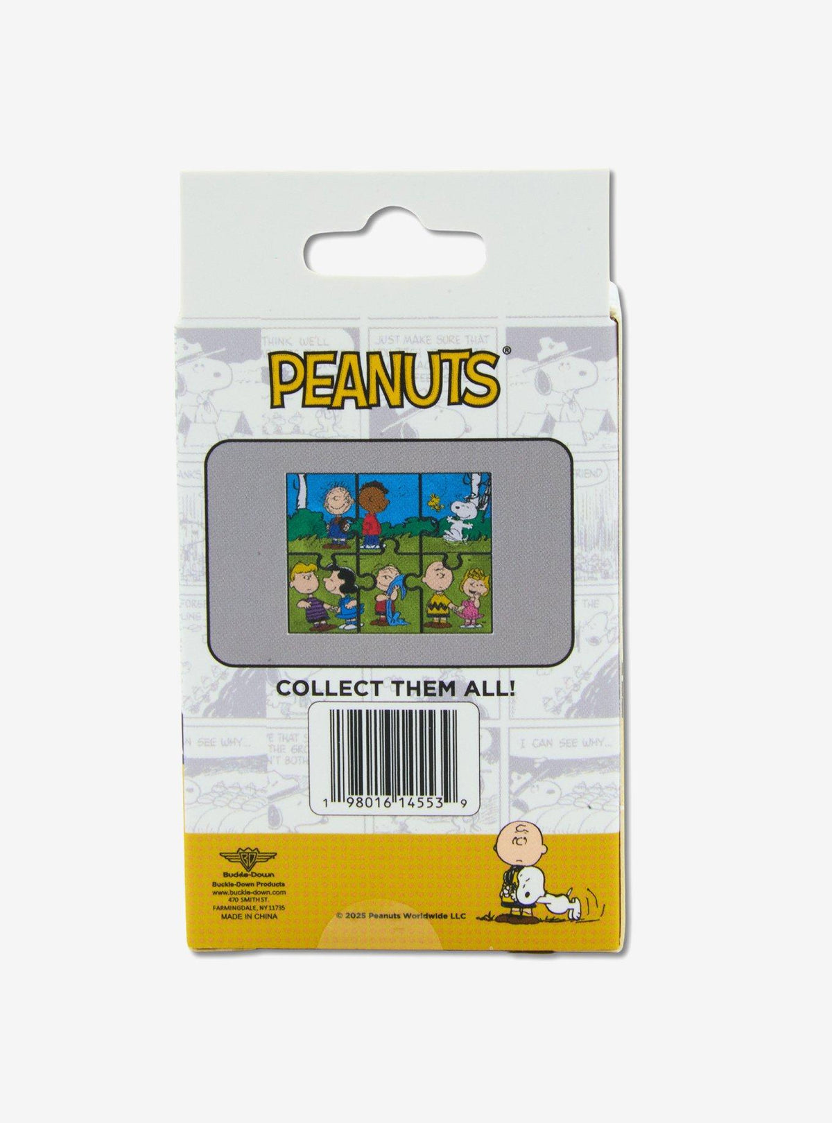 Caja sorpresa de pins de esmalte Peanuts