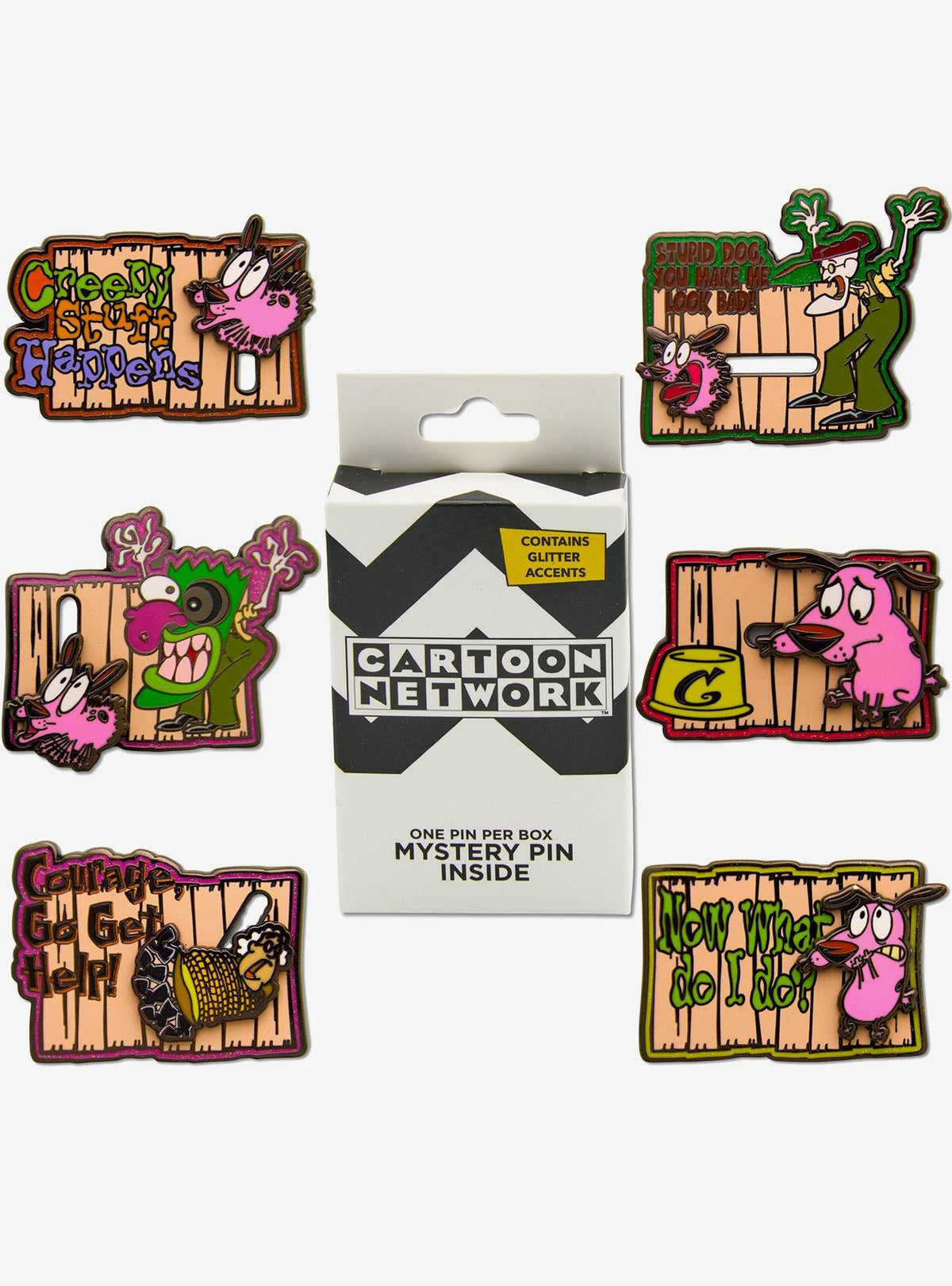Pin sorpresa de Courage the Cowardly Dog