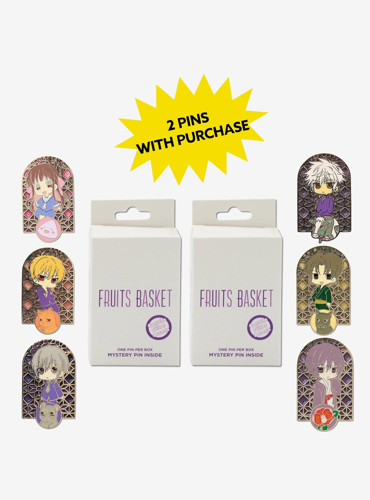 Fruits Basket: Set de 2 pines sorpresa Serie 2