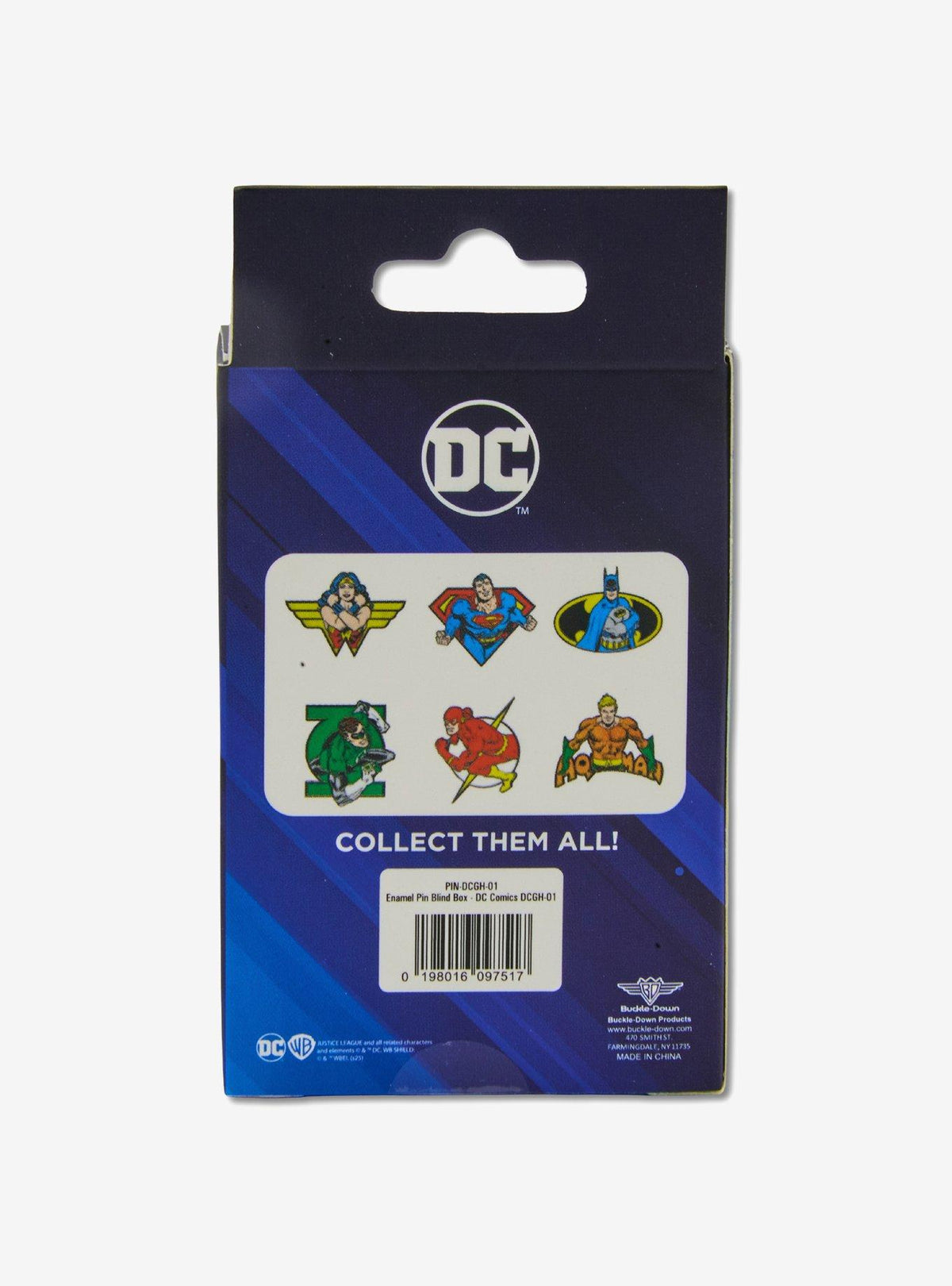 Caja sorpresa de pines esmaltados DC Comics, Serie 2 (pack de 2)
