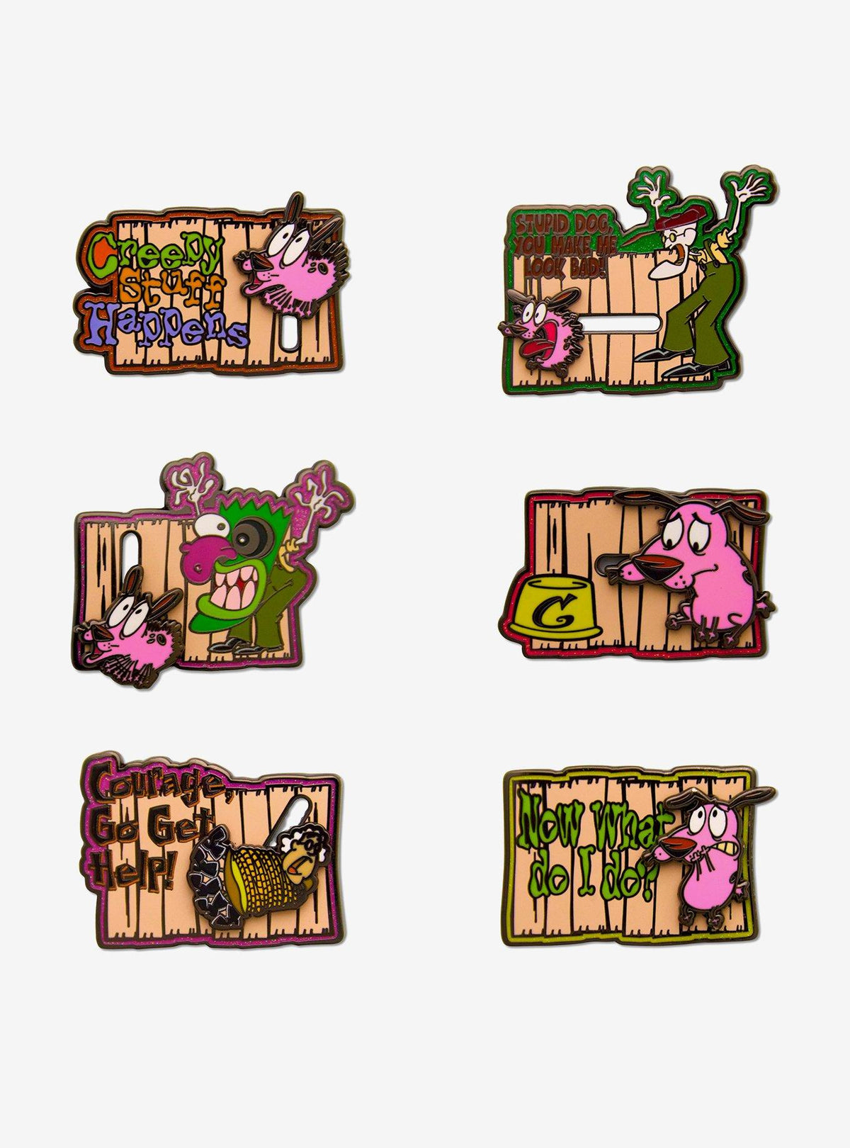 Courage the Cowardly Dog: pin sorpresa, serie 2
