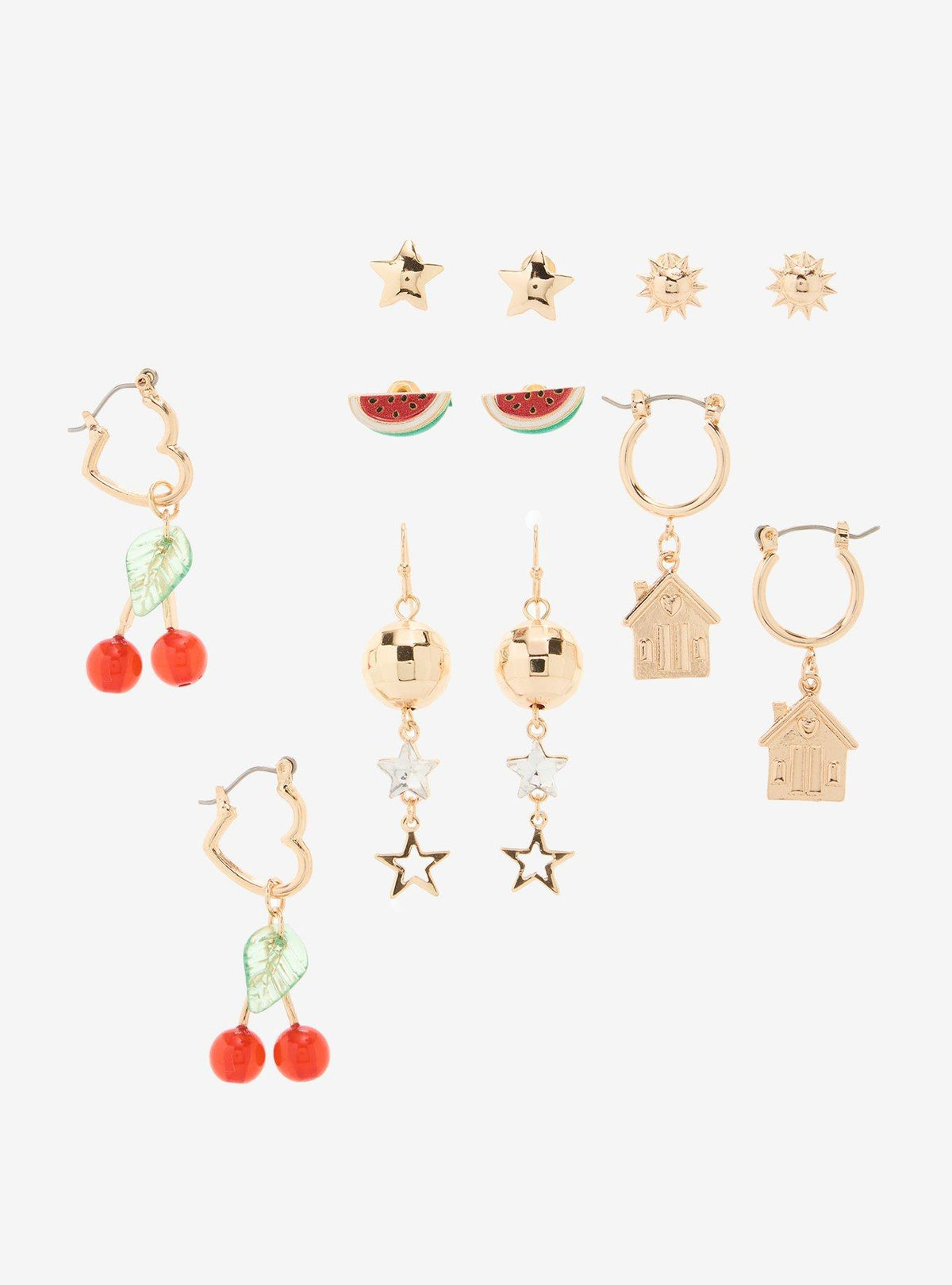 Set de aros Sweet Society de frutas y disco