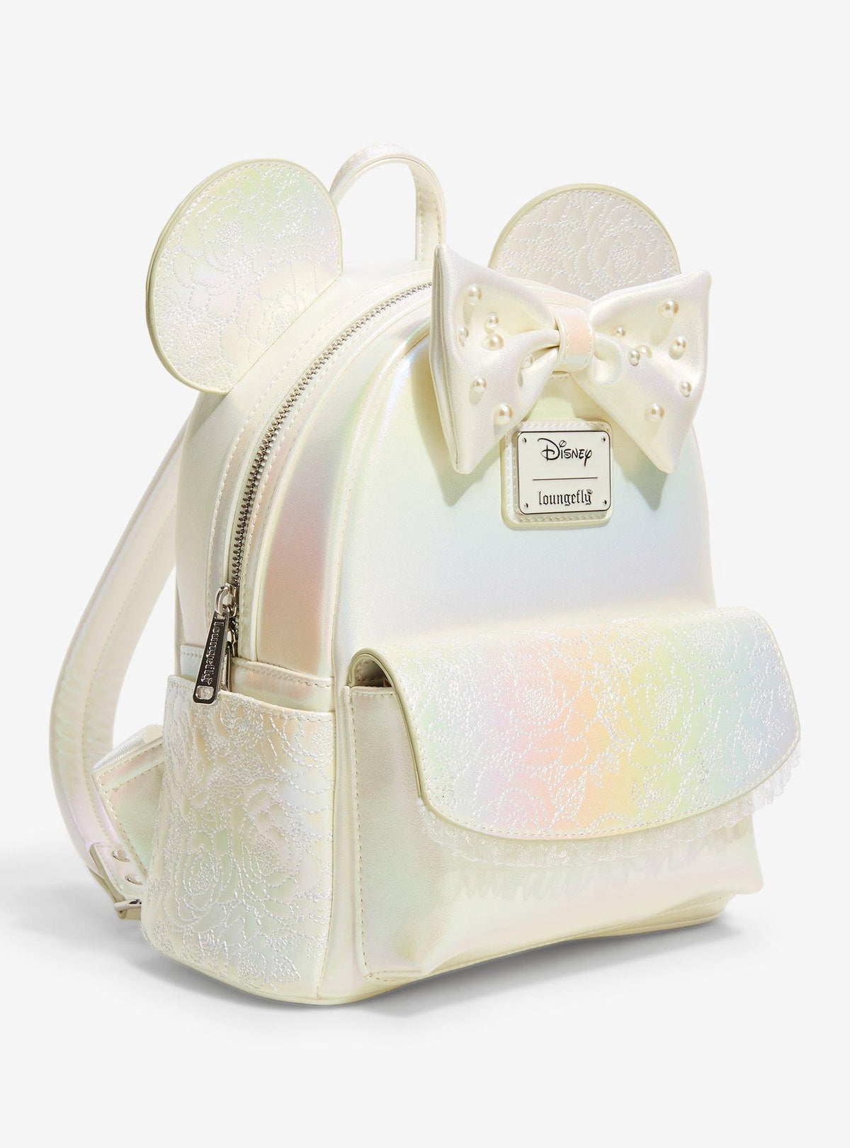 Mochila mini iridiscente de boda Minnie Mouse