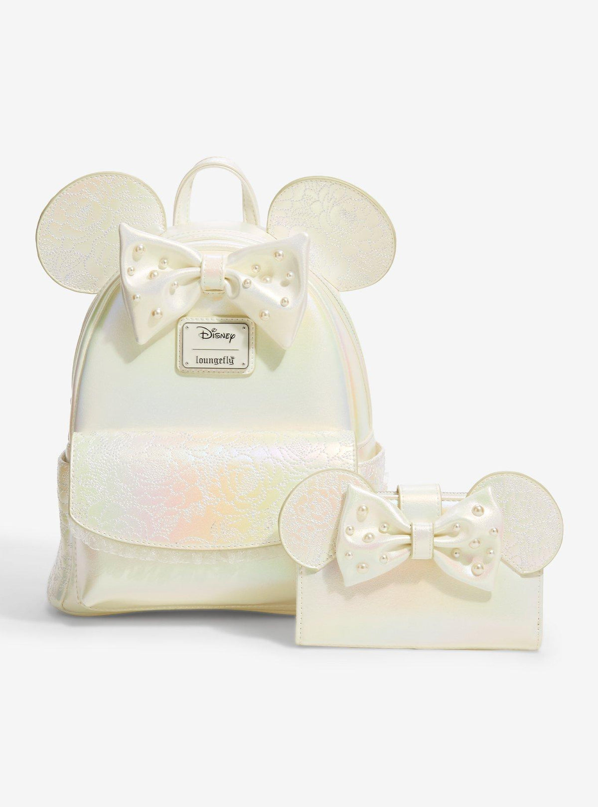 Mochila mini iridiscente de boda Minnie Mouse