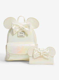 Mochila mini iridiscente de boda Minnie Mouse