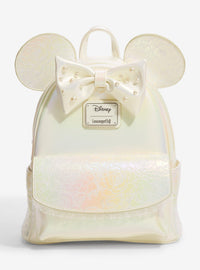 Mochila mini iridiscente de boda Minnie Mouse