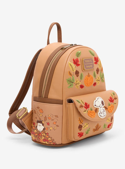 Mochila mini Peanuts Snoopy Hojas de otoño