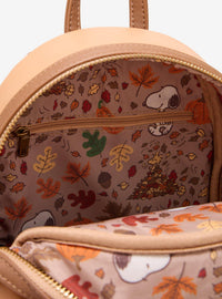 Mochila mini Peanuts Snoopy Hojas de otoño