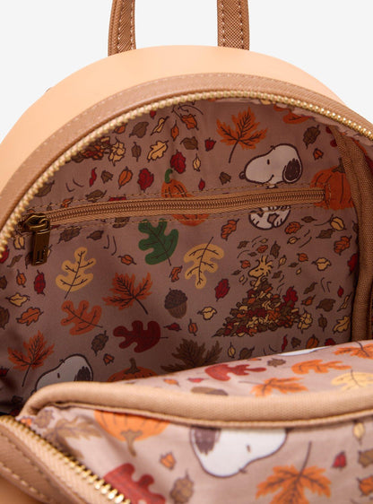 Mochila mini Peanuts Snoopy Hojas de otoño