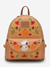 Mochila mini Peanuts Snoopy Hojas de otoño