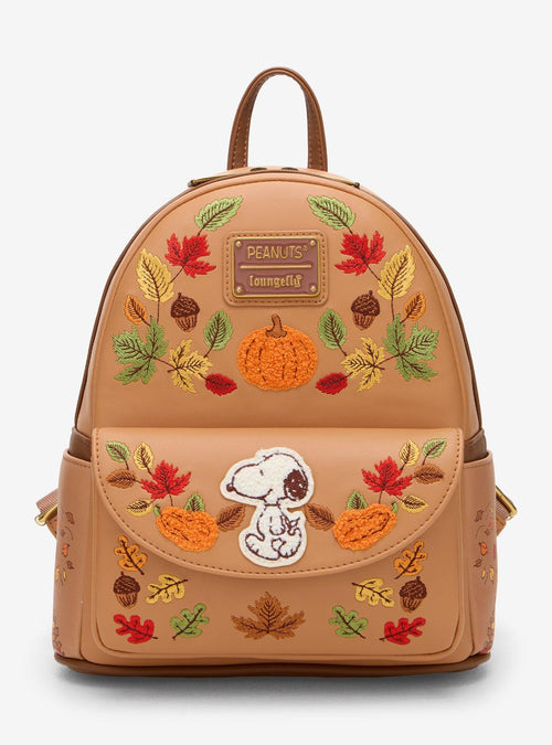 Mochila mini Peanuts Snoopy Hojas de otoño