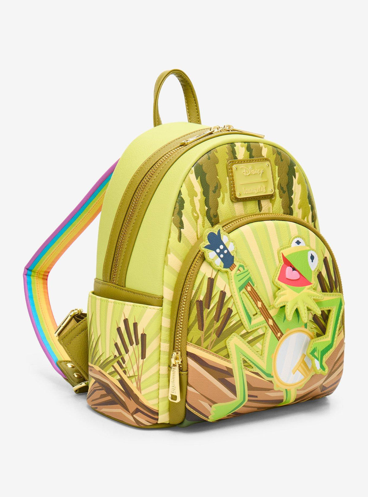 Mini mochila Disney de Kermit y el arcoíris