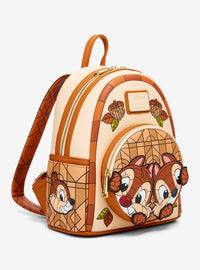 Mochila mini Disney Chip y Dale estilo vitral