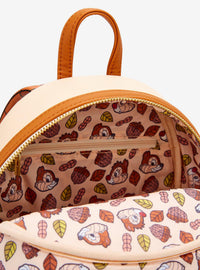 Mochila mini Disney Chip y Dale estilo vitral