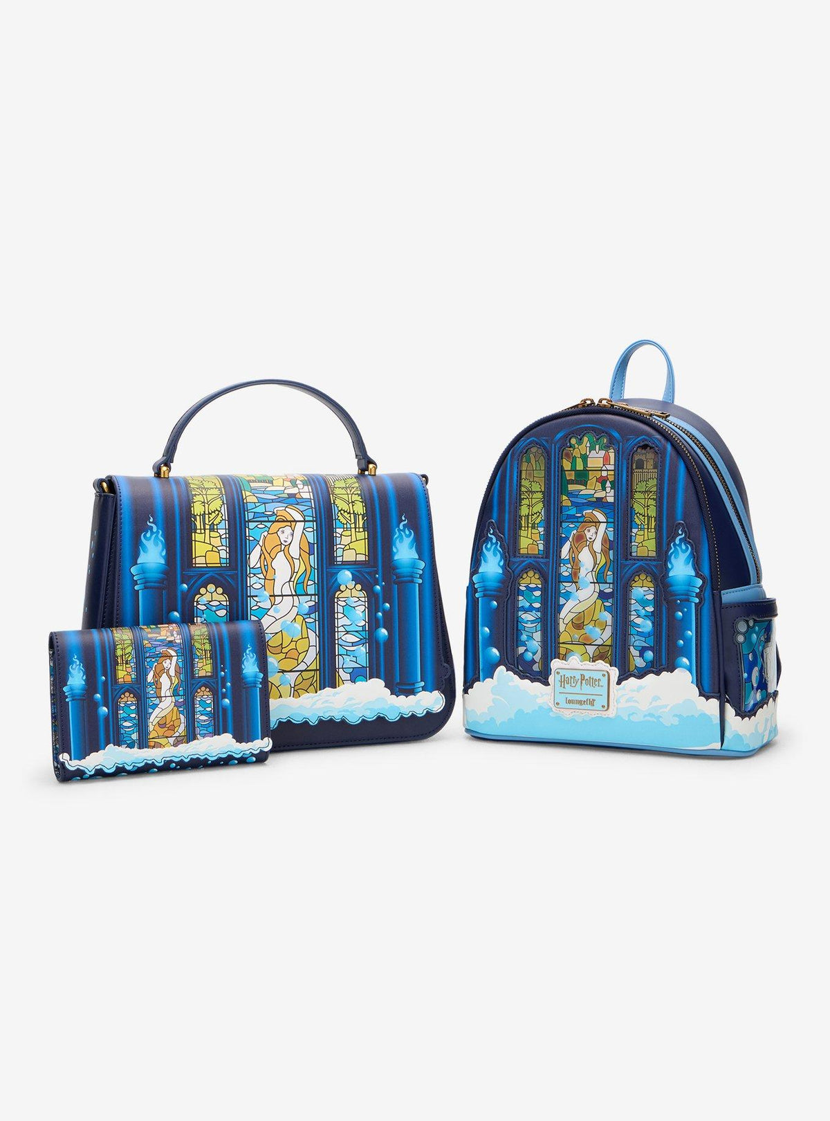 Billetera Harry Potter con vitral de sirena