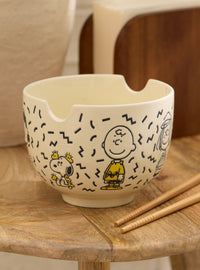 Tazón de ramen Peanuts con palillos