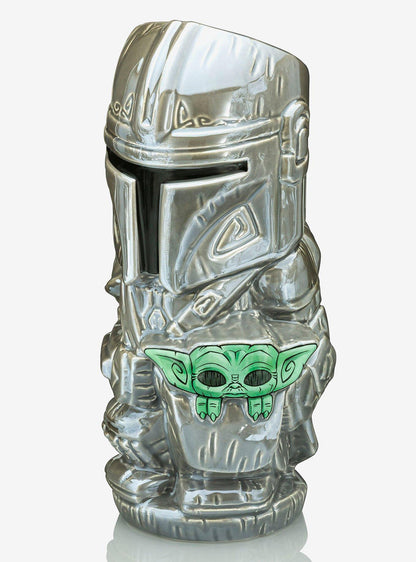 Taza con figura de The Mandalorian y Grogu