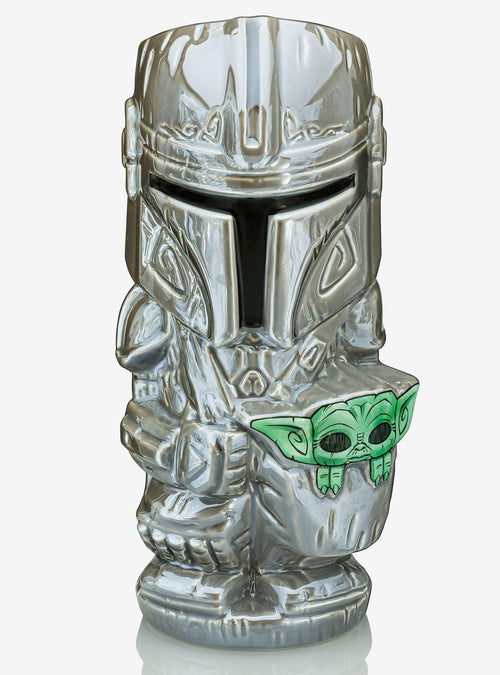 Taza con figura de The Mandalorian y Grogu
