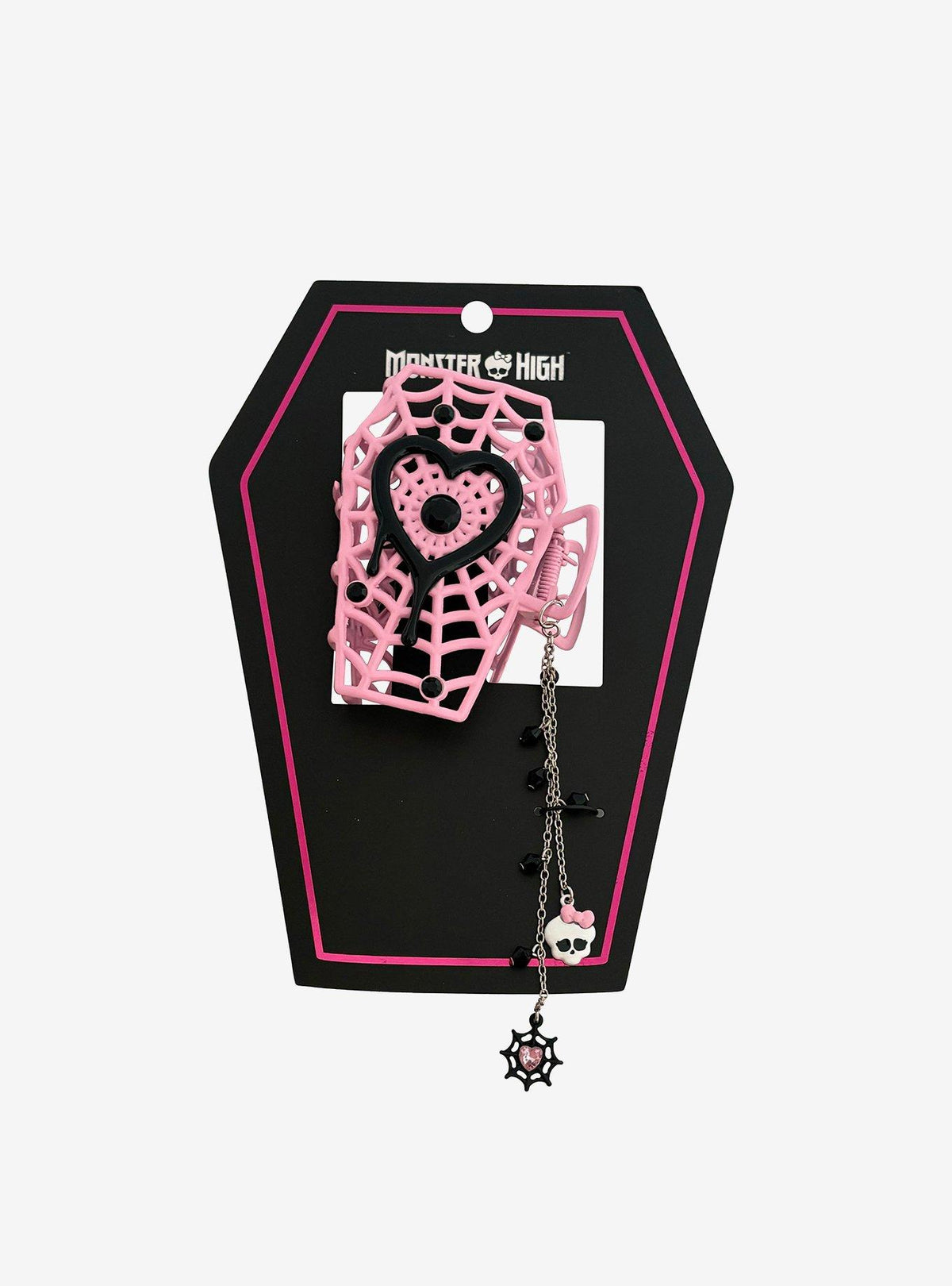 Pinza para el pelo Monster High con ataúd rosado