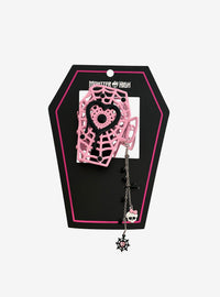 Pinza para el pelo Monster High con ataúd rosado