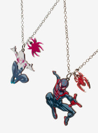 Set de collares de amistad de Miles Morales y Ghost-Spider