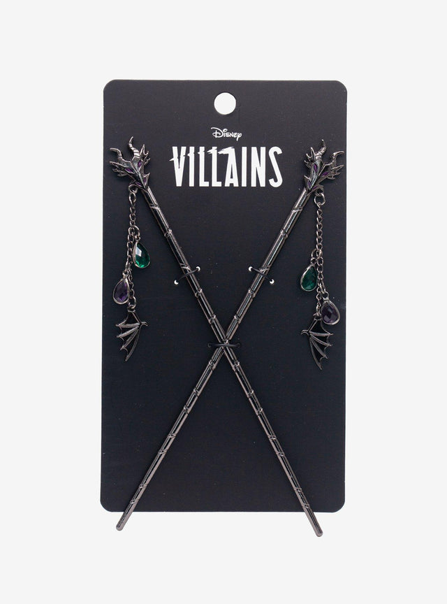 Set de palitos para el pelo Maleficent Disney