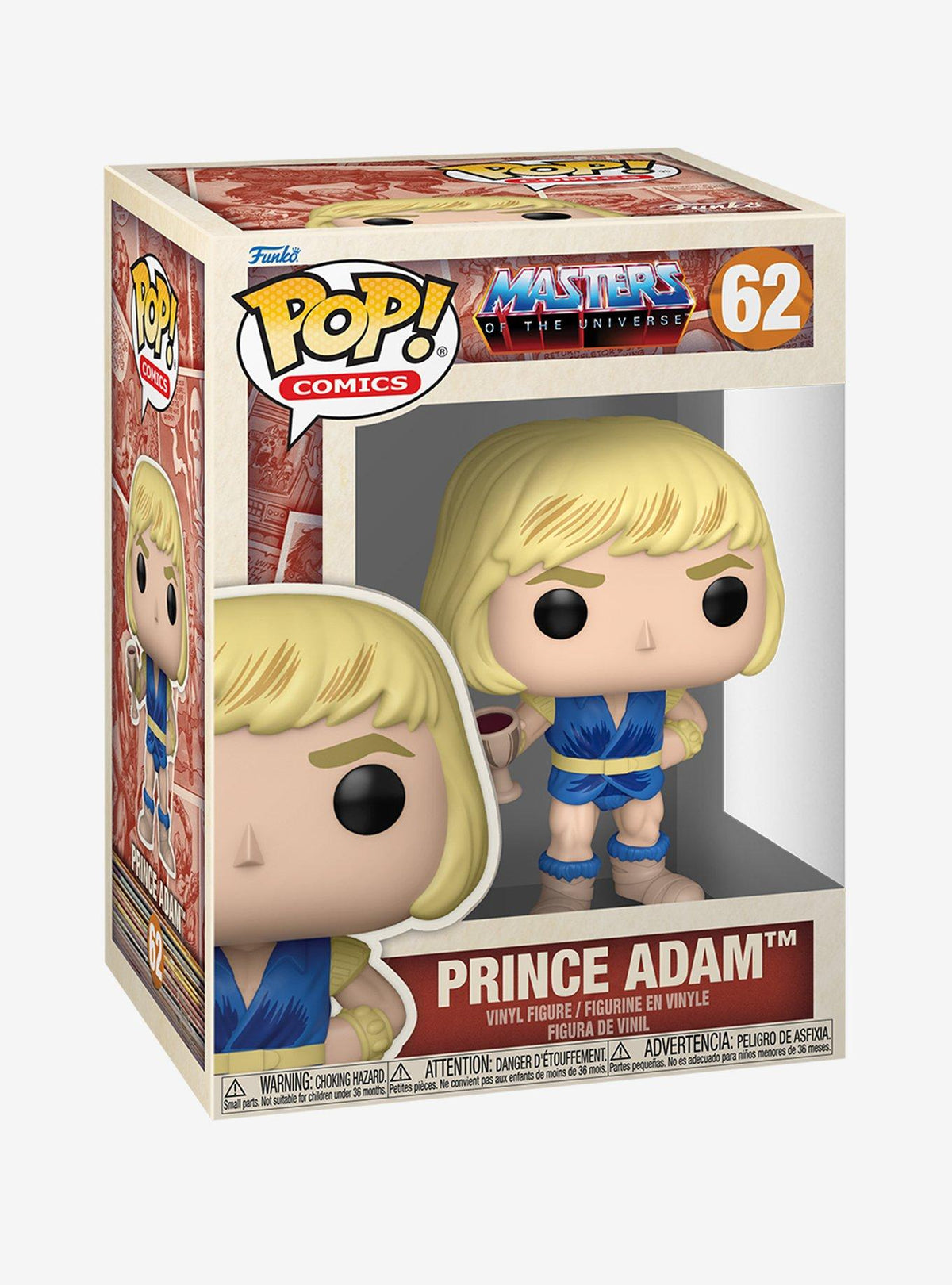 Funko Pop! Comics: Prince Adam de Masters of the Universe