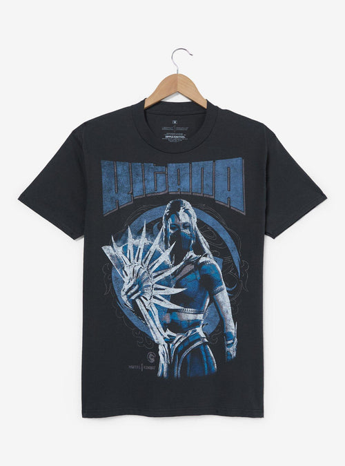 Polera Mortal Kombat con retrato de Kitana