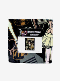 Manta suave Monster High en tonos sepia