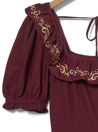 Vestido con vuelos de Coco, tallas grandes