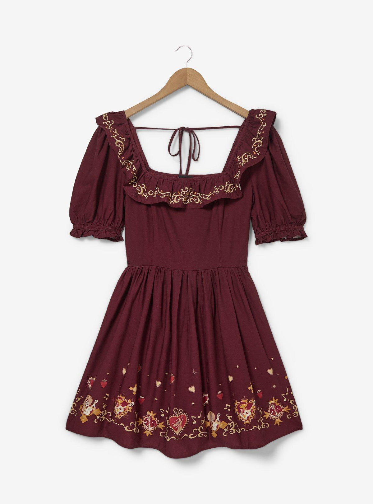 Vestido con vuelos de Coco, tallas grandes