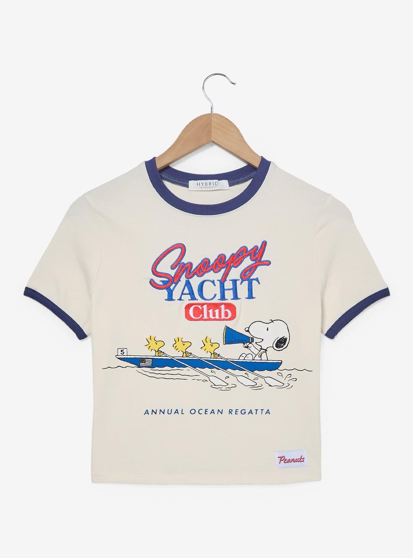 Polera baby tee Snoopy Yacht Club de Peanuts