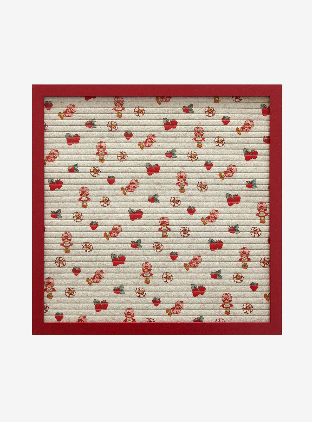 Pizarra de letras Strawberry Shortcake con marco MDF