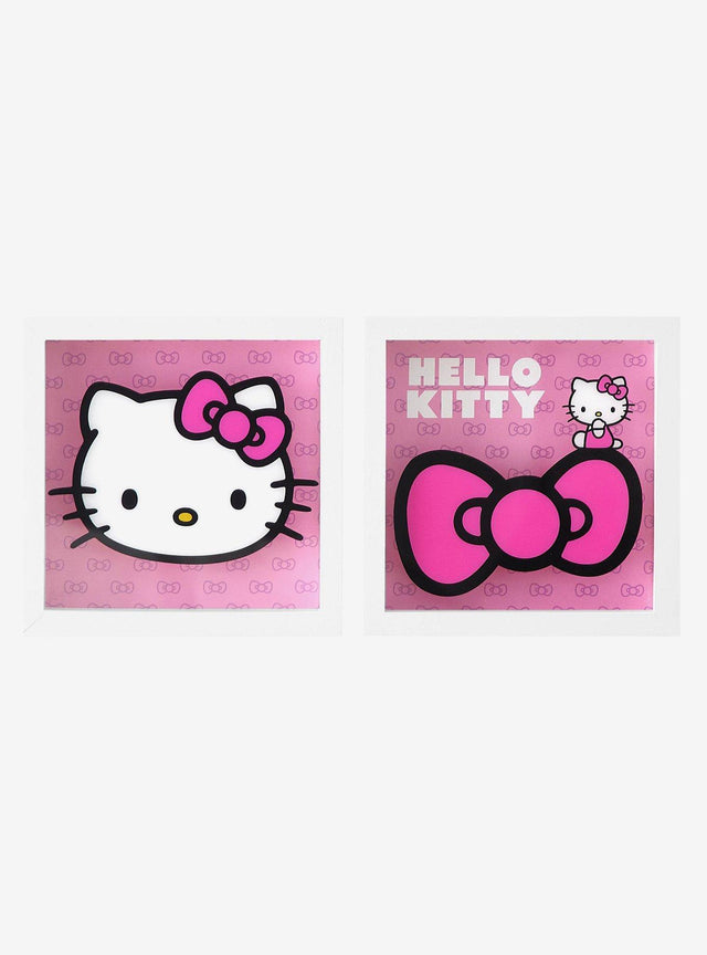 Set de 2 cuadros de pared Hello Kitty