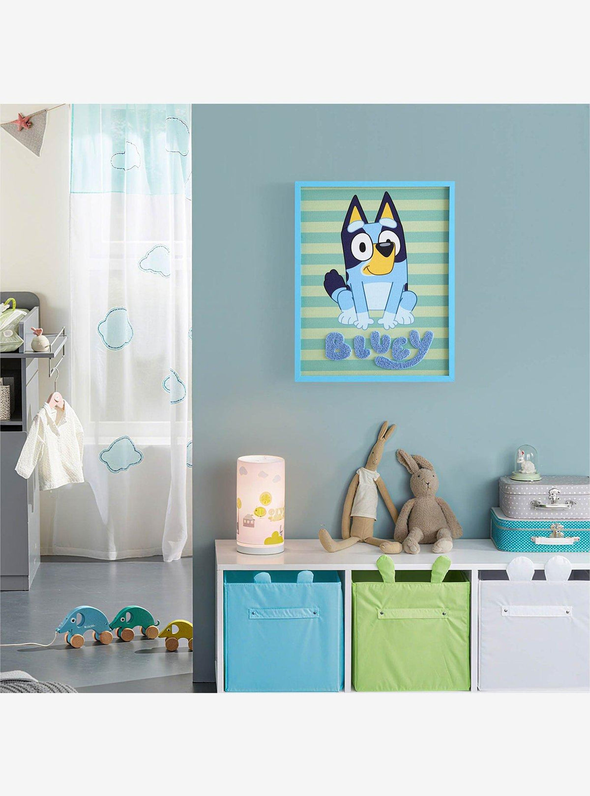 Cuadro de pared tufting de Bluey