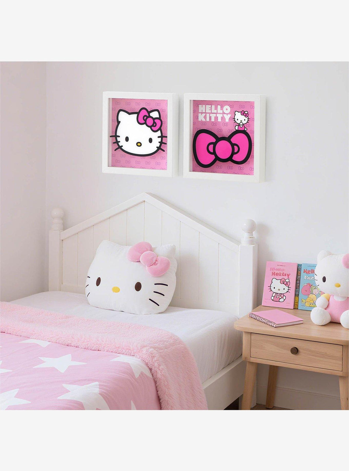 Set de 2 cuadros de pared Hello Kitty