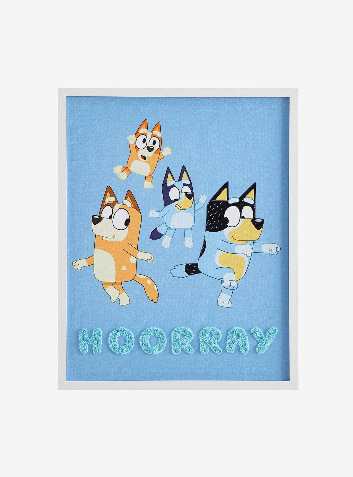 Cuadro decorativo con textura de Bluey