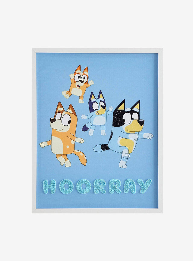 Cuadro decorativo con textura de Bluey