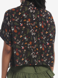 Camisa Halloween de animalitos del bosque para niñas