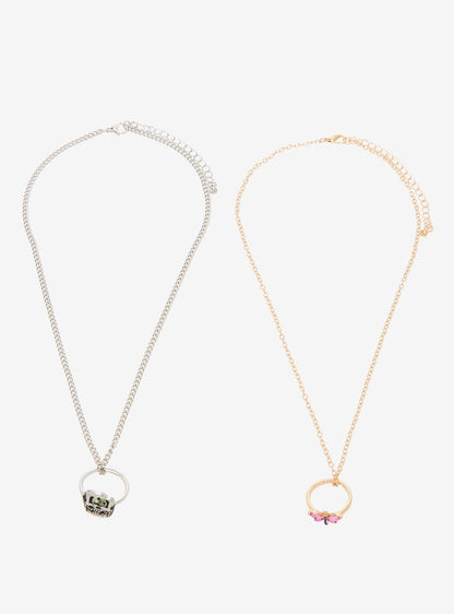 Set de collares ajustables Coraline y Wybie