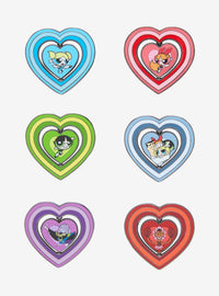 Pin sorpresa giratorio de corazón The Powerpuff Girls