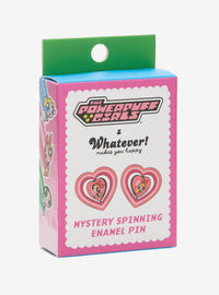 Pin sorpresa giratorio de corazón The Powerpuff Girls