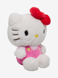 Peluche Hello Kitty con overol rosado