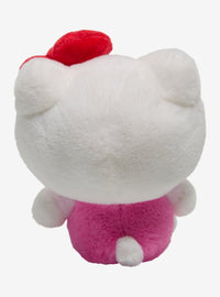Peluche Hello Kitty con overol rosado