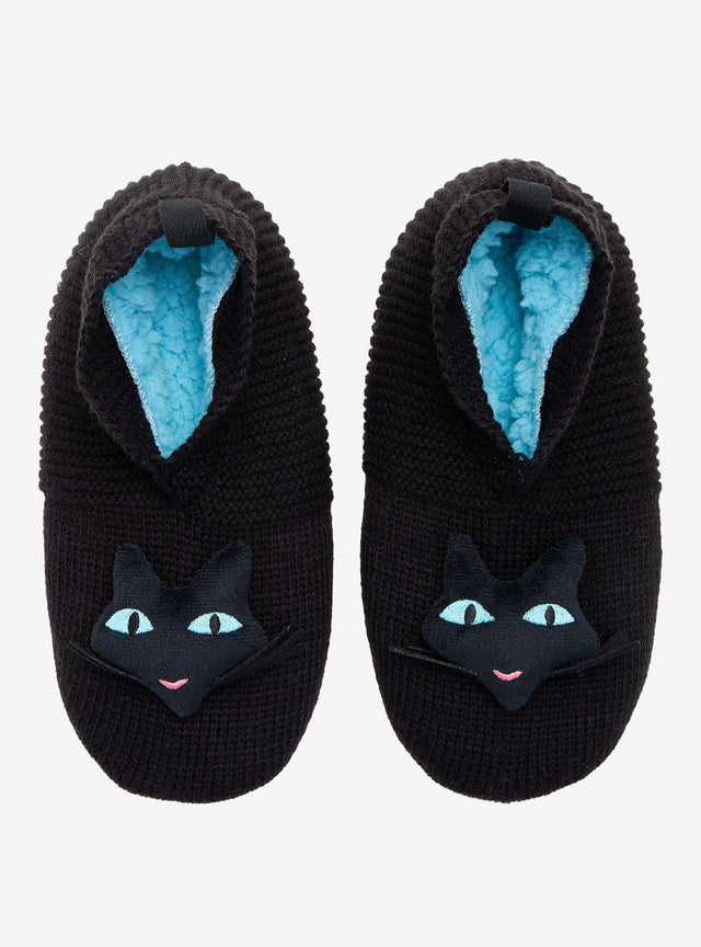 Calcetines tipo pantufla Coraline con el Gato