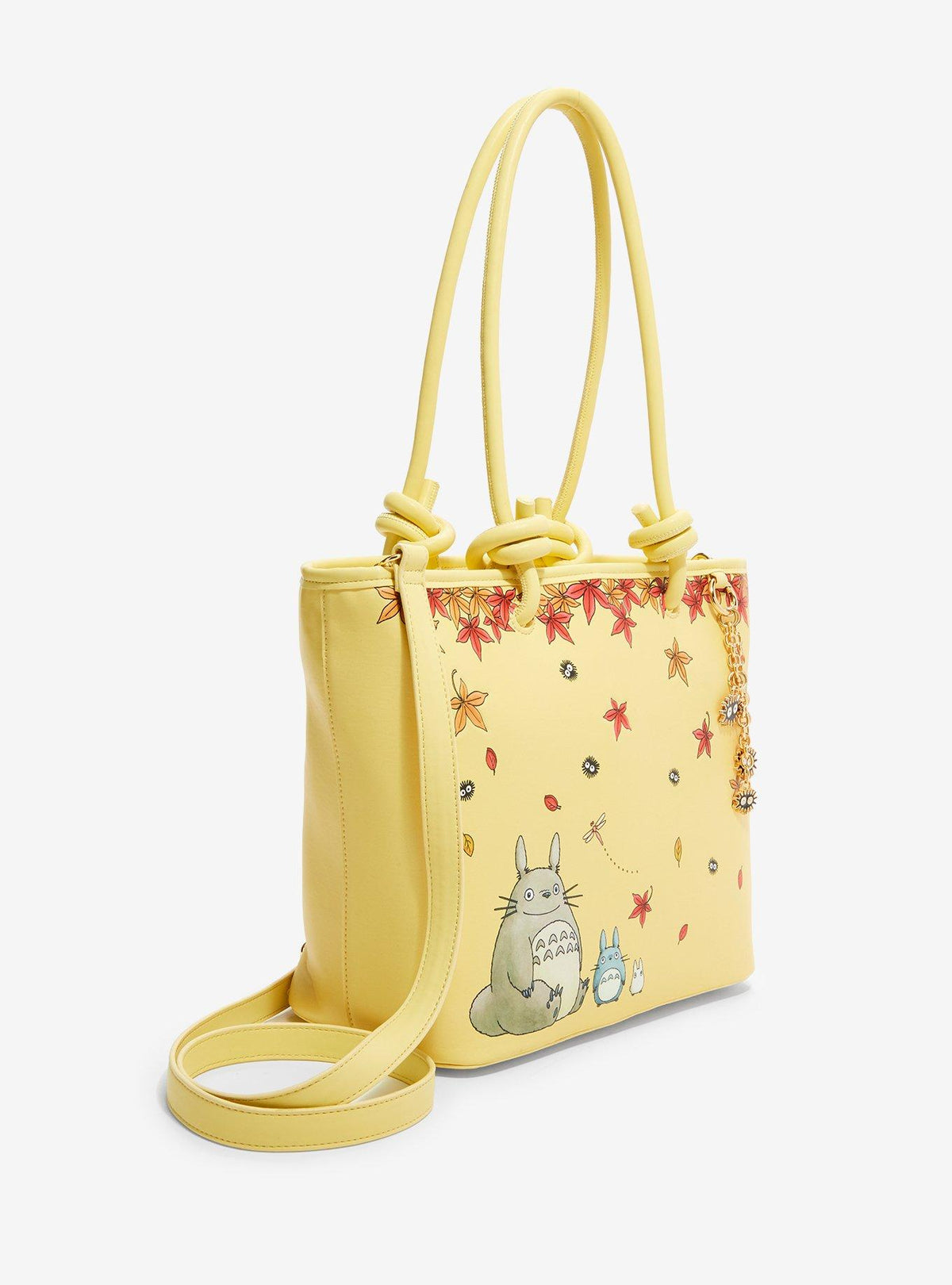 Bolso tote Mi vecino Totoro con hojas de otoño