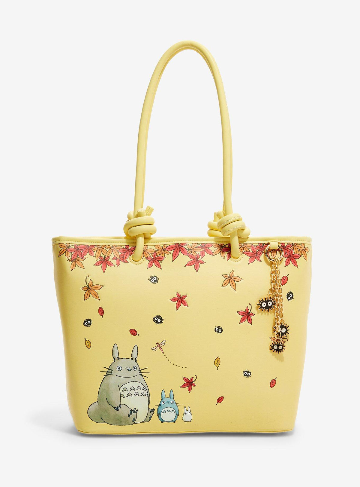 Bolso tote Mi vecino Totoro con hojas de otoño